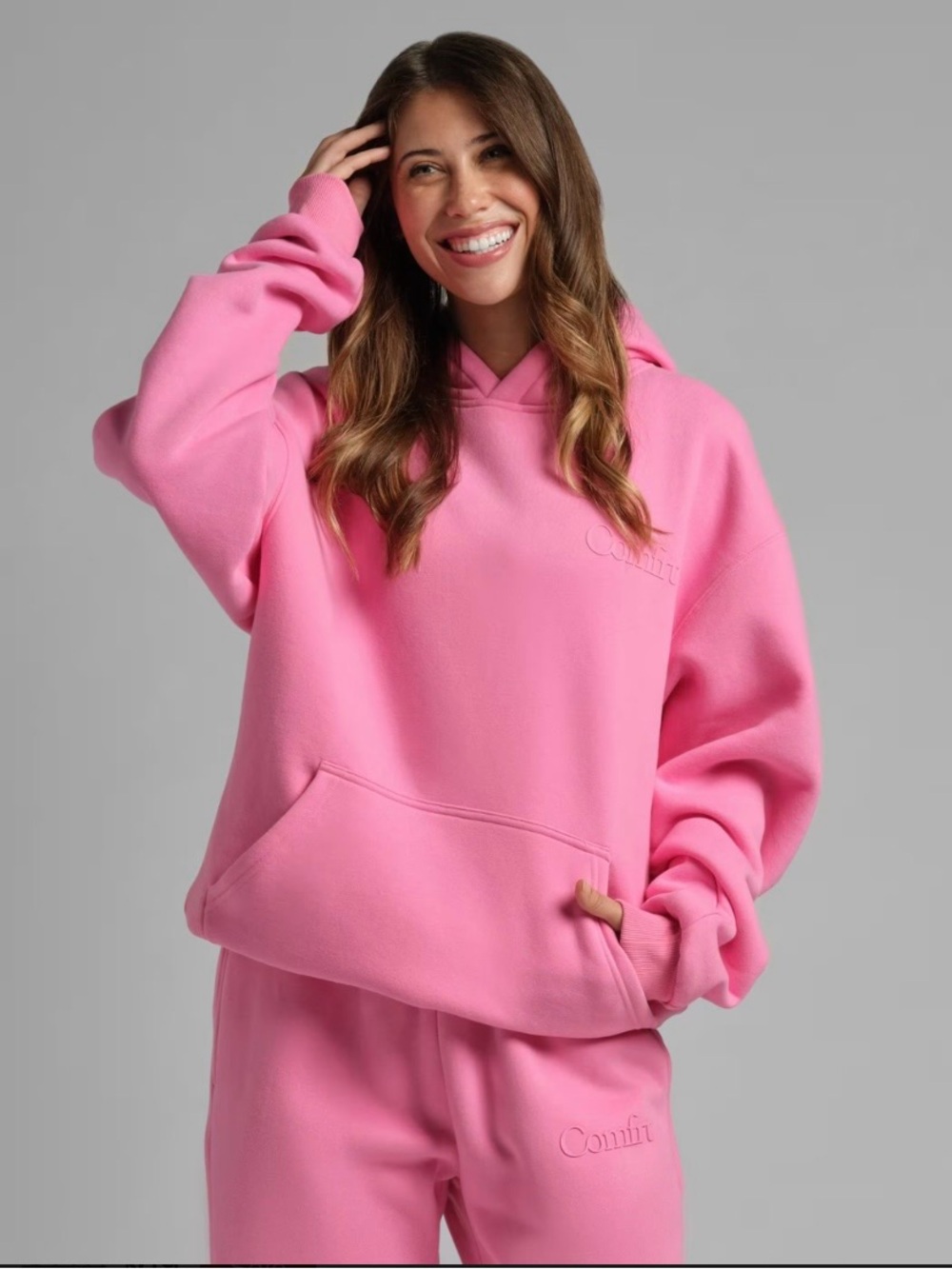 Comfrt Minimalist Hoodie Sorbet Small